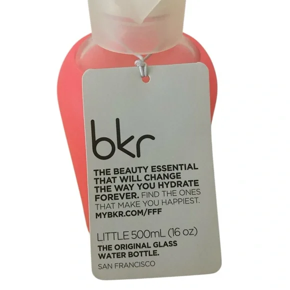 NWT BKR Rosy Water Bottle 500ml (16oz) - Picture 2 of 16